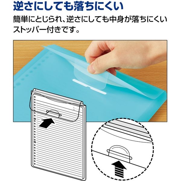 コクヨ キャンパス 仕分けができる２ポケット ルーズリーフケース ノ