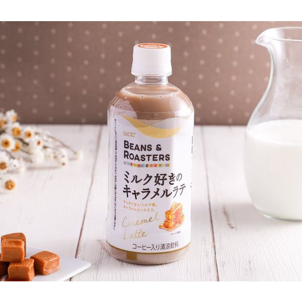 UCC BEANS＆ROASTERS（ビーンズ＆ロースターズ）ミルク好きのキャラメルラテ 450ml 1セット（6本）