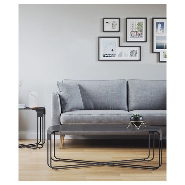 Umbra/アンブラ■グラフ コーヒーテーブル　シンプル　モダン　黒　スチール Umbra/アンブラ□グラフ コーヒーテーブル シンプル モダン 黒