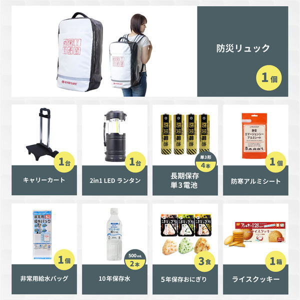 防災グッズ セット 1人用 14点セット 防災リュック 避難セット