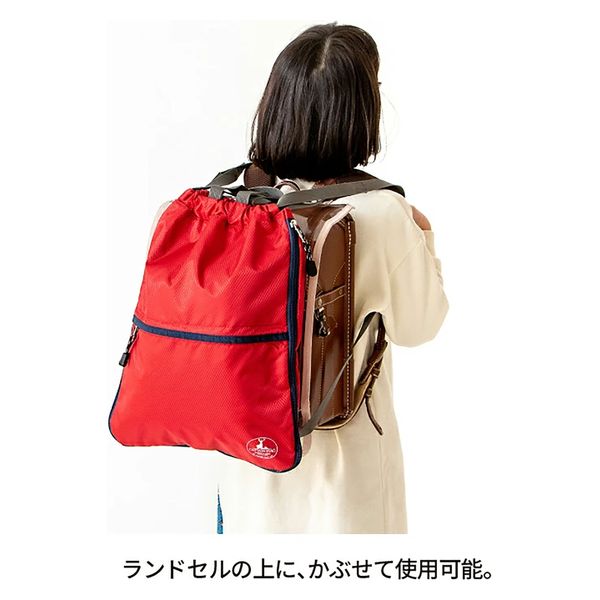 ナップサック　リュックサック　編み物　レッド ○ナップサック／SO-SU-U あかいろ - SOU・SOU netshop
