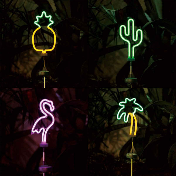 ダルトン ソーラーライト ソーラーネオンライト サボテン 458676