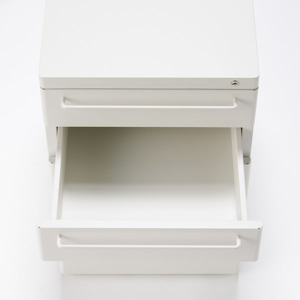 無印良品 スチールキャビネット ライトグレー　デスクワゴン/袖机/脇机　良品計画 無印良品 スチールキャビネット ライトグレー デスクワゴン/袖机