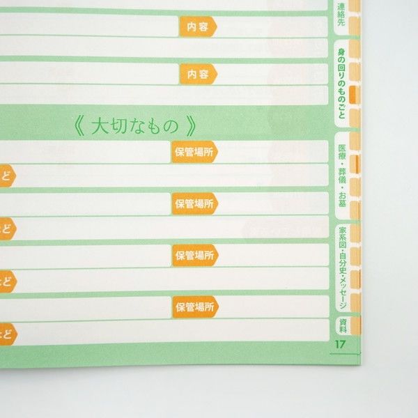 フロンティア 終活ノート わたしのこと CHO-065 1冊（直送品