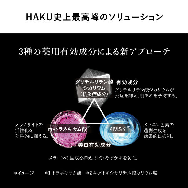 かなえ　メラノフォーカスIV 本体45g+レフィル45g バーコード有り HAKU / メラノフォーカスIV レフィル 45gの公式商品情報｜美容