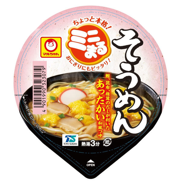 ミニまる そうめん37g 1セット（1個×6） 東洋水産 - アスクル