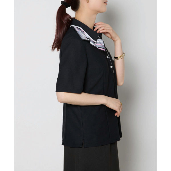 【お取り寄せ】ボンマックス ポロニット ブラック 11号 AD8812-16 ボンマックス（ユニフォーム） 【お取り寄せ】ボンマックス
