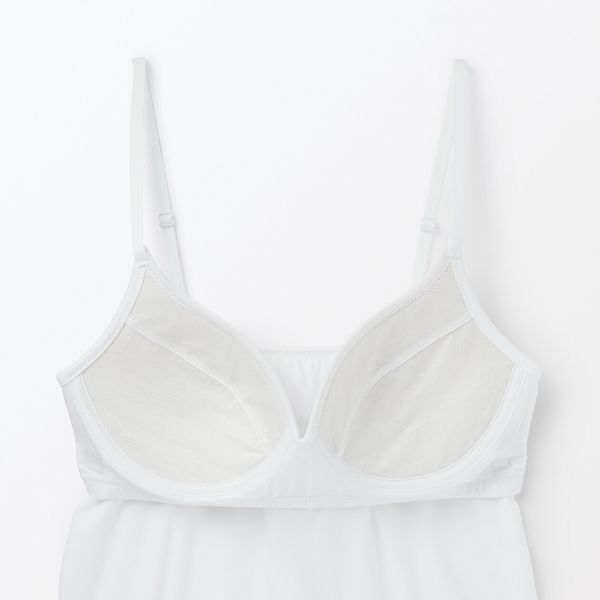 レディース】無印良品 婦人 なめらかブラキャミソール 婦人M 白 良品