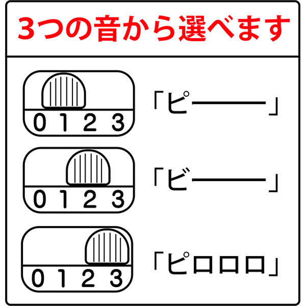 豊光 3音切替式 電子ホイッスル BS-763 1セット（直送品