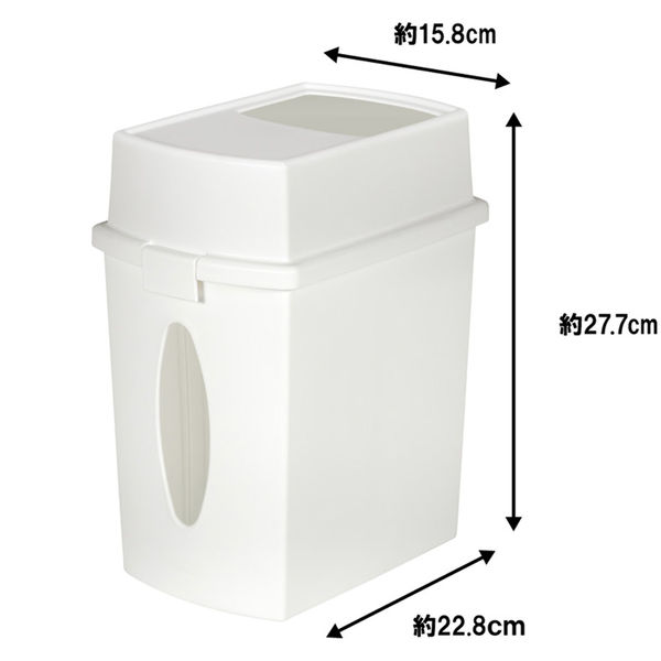 不動技研 ティッシュケース付ダストボックス F2670 1個（直送品