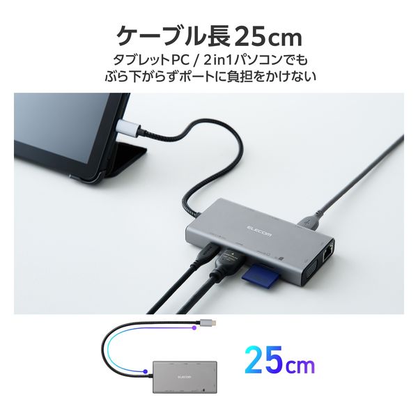 HOPDAY 10イン1 USB Cドッキングステーション USB Cハブ Amazon | HOPDAY USB Cハブ - 10イン1 マルチポートアダプター