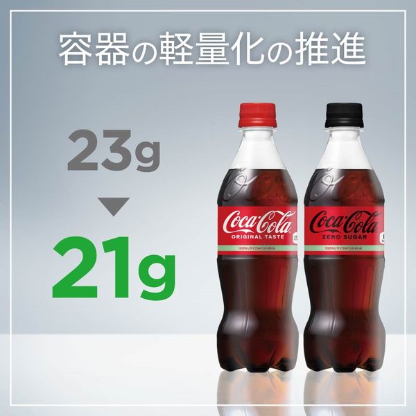 炭酸飲料】コカ・コーラ ゼロシュガー ラベルレス 500ml 1セット（48本