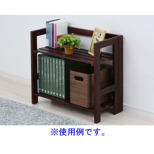 YAMAZEN（山善） 天然木パタパタラック 2段 幅600×奥行290×高さ