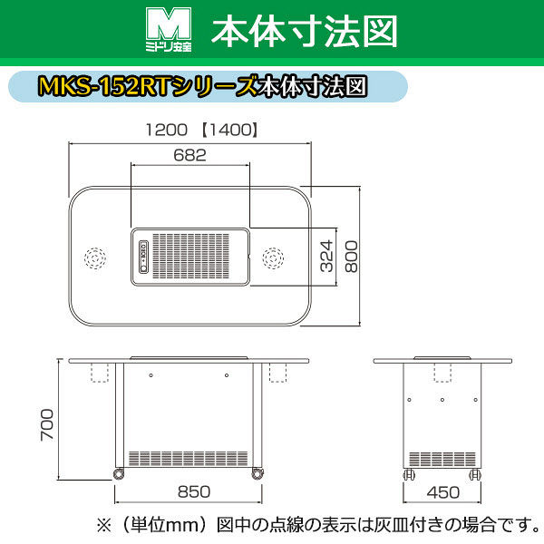 ミドリ安全 【軒先渡し】 空気清浄器（分煙機） パルクリーン テーブルタイプ サークルプラズマ脱臭機能付 MKS-152RTP 1台（直送品）