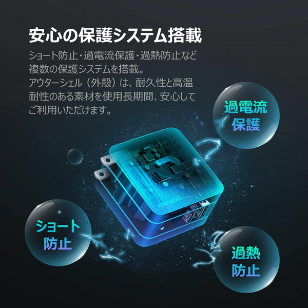 USB充電器 65W USB Type-C AC充電器 GaN PD 急速充電器 USB充電器 65W USB Type-C AC充電器 GaN PD 急速充電器