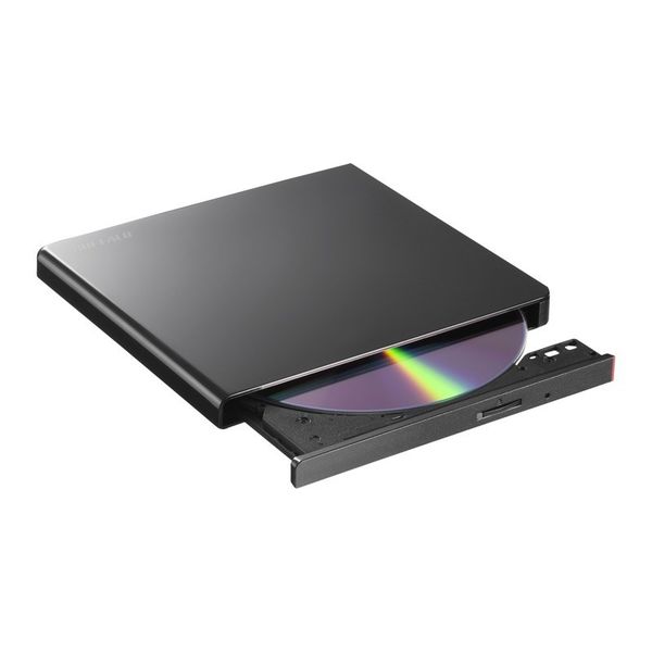 ポータブルDVDドライブ バッファロー USB2.0対応 再生/書込