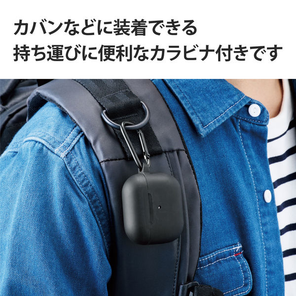 AirPods 第3世代 ケース シリコン カラビナ付 ワイヤレス充電 AirPods 第3世代 ケース シリコン カラビナ付 ワイヤレス充電