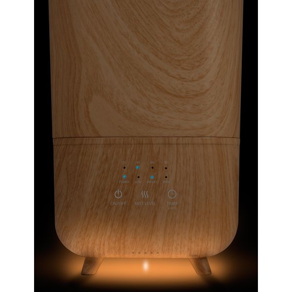 上部給水ハイブリッド加湿器 Natural MIST 4.0L ナチュラルウッド 大