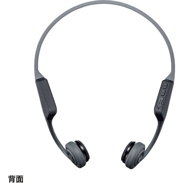 サンワサプライ Bluetooth骨伝導ヘッドセット IPX5防水機能 MM-BTSH51GY