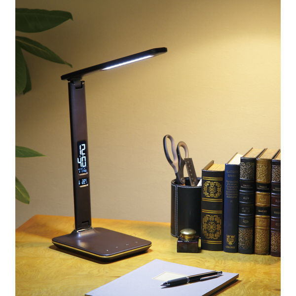 オリンピア照明 LEDビジネス デスクランプ 茶 GS1701C（直送品