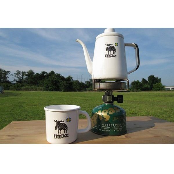 富士ホーロー moz ほうろう製 ドリップポット 1.0L MOZ-1.0DP.W 2個