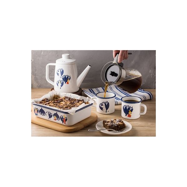 富士ホーロー ムーミン ほうろう製 保存容器 浅型角容器 L MTA-L 1