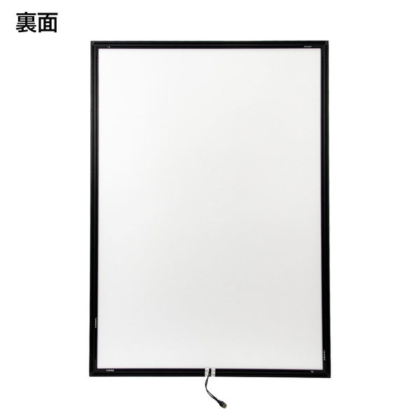 KMA LEDポスターパネル 薄型 A2 黒 K-LEDPU-A2B 1台（直送品