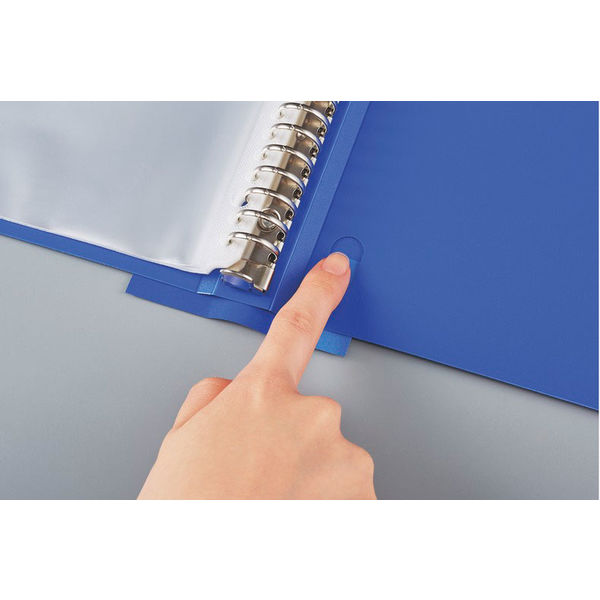 ぐりるページ 楽天市場】バインダーファイル A4 30穴 クリヤーブック