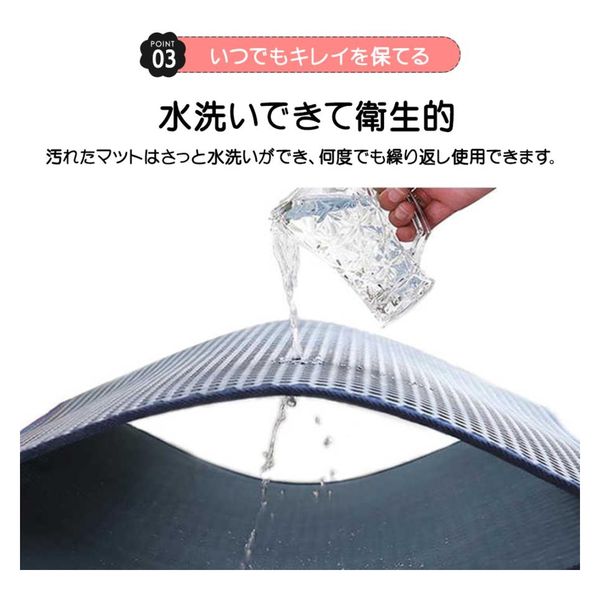ベスト・アンサー 猫砂 砂取りマット 45×60cm ブラック pet-056