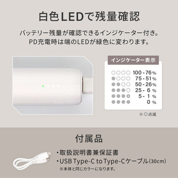 Owltech モバイルバッテリー 5000mAh [USB POWER Delivery対応 /2ポート] ブラック OWL-LPB5018-BK