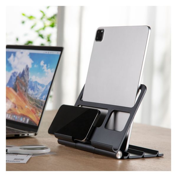 武田コーポレーション タブレットマルチスタンド ブラック N2-TS20BK 1