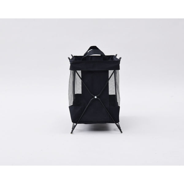 YAMAZEN 【荷物置き】スタッキングできるメッシュバスケット M