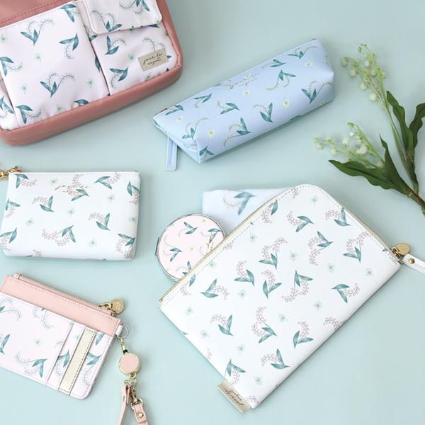 ラボクリップ ポーチ ジュールドゥミュゲ ピンク 21CJMMU01-PK - アスクル