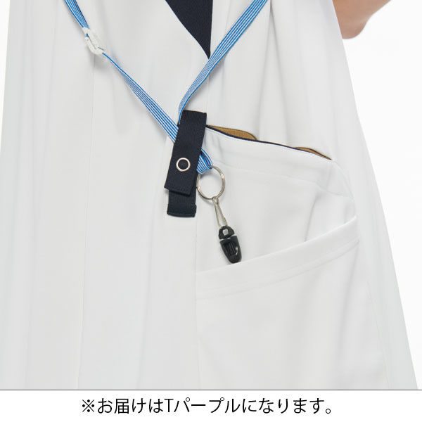 通販 ナガイレーベン 男女兼用スクラブ Tパープル L AW-5577 1枚 医療・衛生