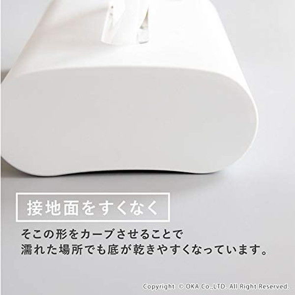 ALESSI ホワイトプラスチック ティッシュボックス