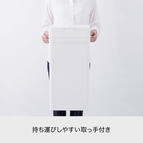 Like-it(ライクイット) フタ付きゴミ箱 シールズ 9.5L グレー Like-it(ライクイット) フタ付きゴミ箱 シールズ 9.5L グレー