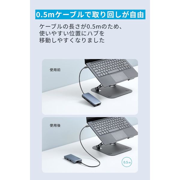Anker USB Type-Cドッキングステーション 7-in-1 HDMI×2 USBハブ