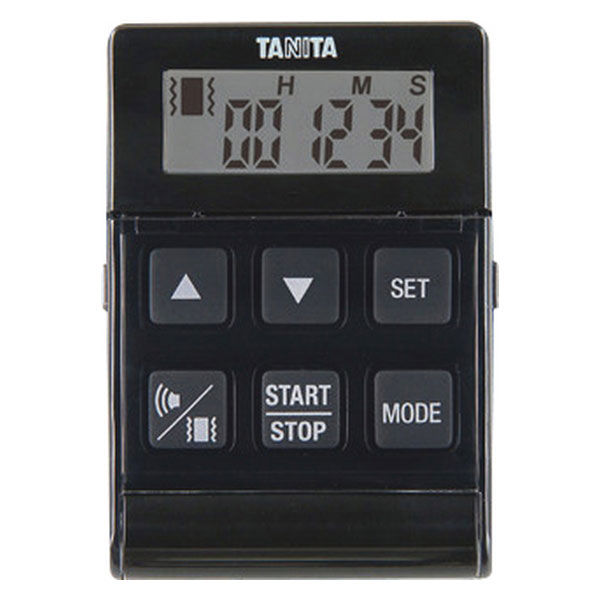 タニタ バイブレーションタイマー ブラック TD-370N-BK - アスクル