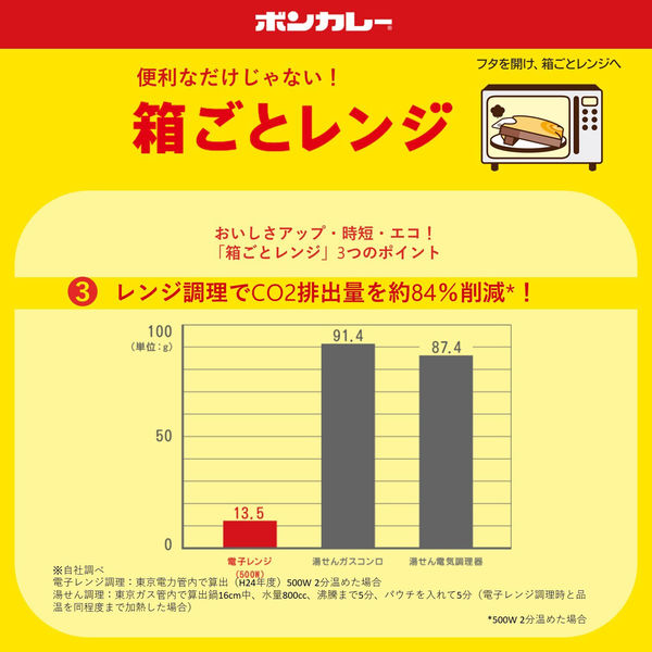 ボンカレーゴールド 中辛 1セット（3食入） 大塚食品 レンジ対応