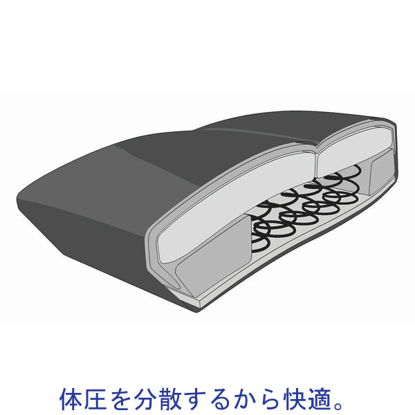 SEKI レザーポケットコイルチェア2 オフィスチェア ハイバック レザー