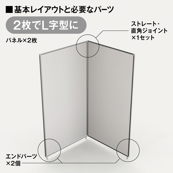 トーカイスクリーン AFパネル 高さ1700mm用 幅700mm ホワイト 1枚