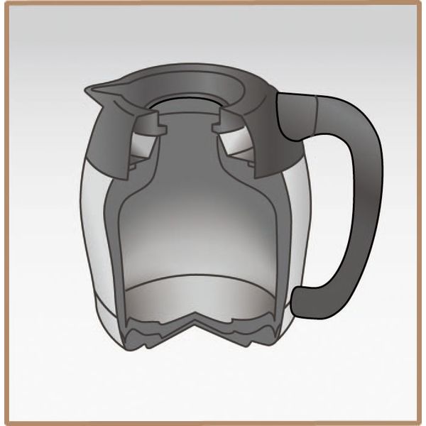メリタコーヒーメーカー アロマサーモ 10カップ JCM-1031/B-K