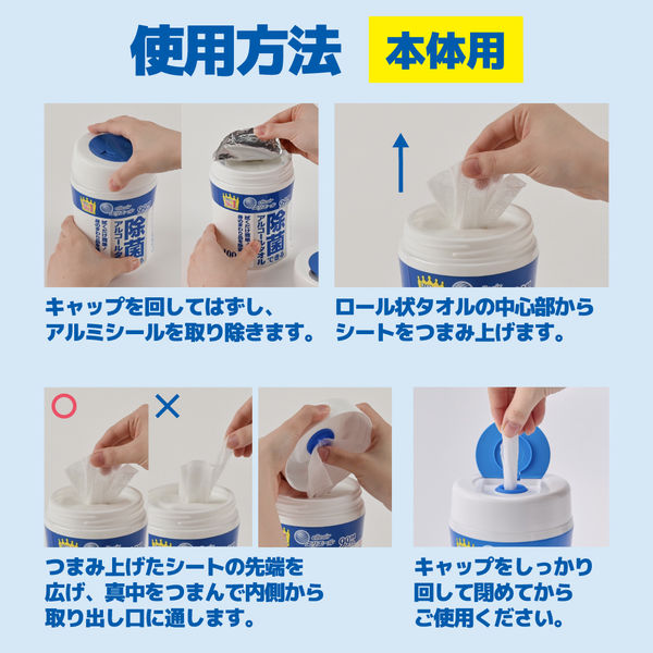 ウェットティッシュ 除菌シート アルコール除菌 ボトルタイプ