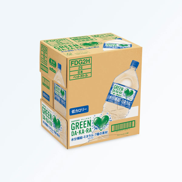 SUNTORY GREEN DA-KA-RA 6本入り GREEN DA・KA・RA DAKARA グリーンダカラ 2L 6本入箱 サントリー