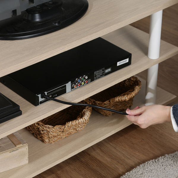 TREVIS　収納TVラック　ホワイト TREVIS 収納TVラック 収納家具 テレビ台 ローボード 収納付きTV