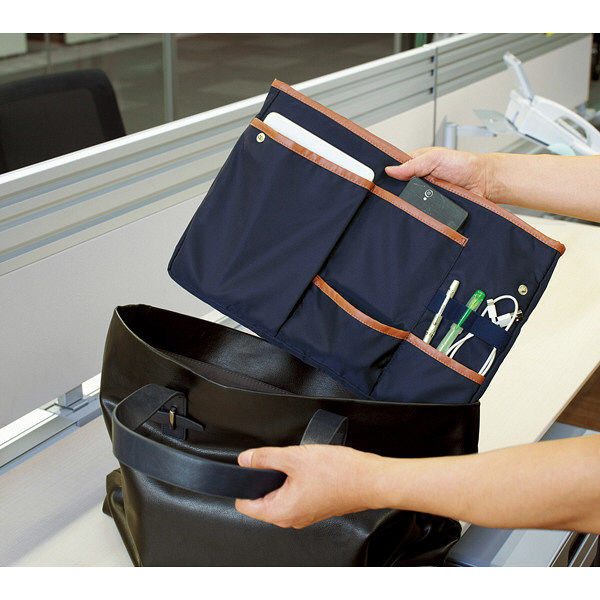 コクヨ バッグインバッグ ビズラックA4ネイビー カハ-BR11B （直送品