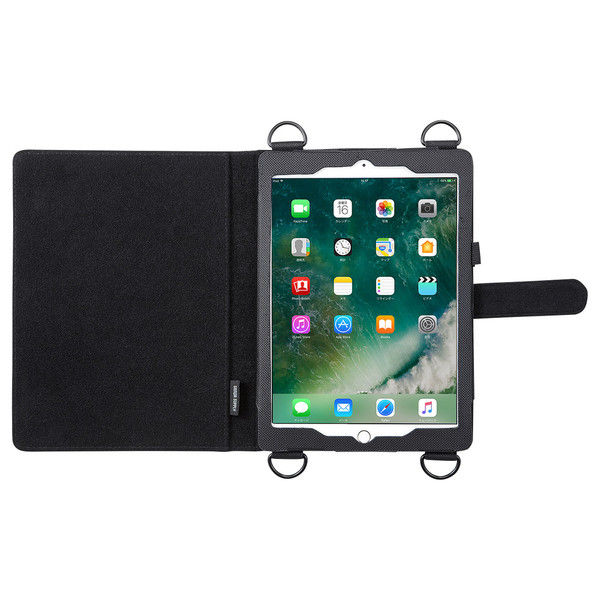 サンワサプライ ショルダーベルト付きケース （iPad Pro9.7 / iPad Air2兼用） PDA-IPAD911 1個（直送品）