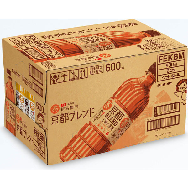 サントリー 伊右衛門 京都ブレンド 600ml 1箱（24本入） - アスクル