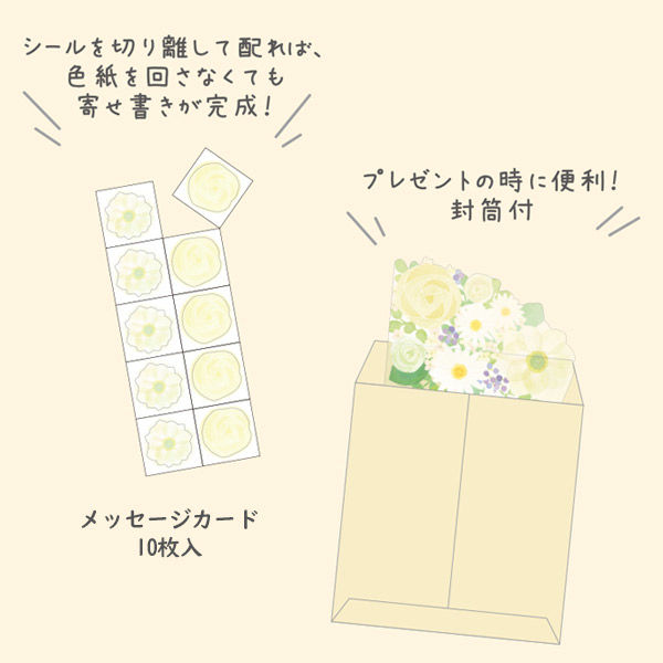 ゼットアンドケイ フラワーブーケ色紙 プチ ブルー 62-162 1個