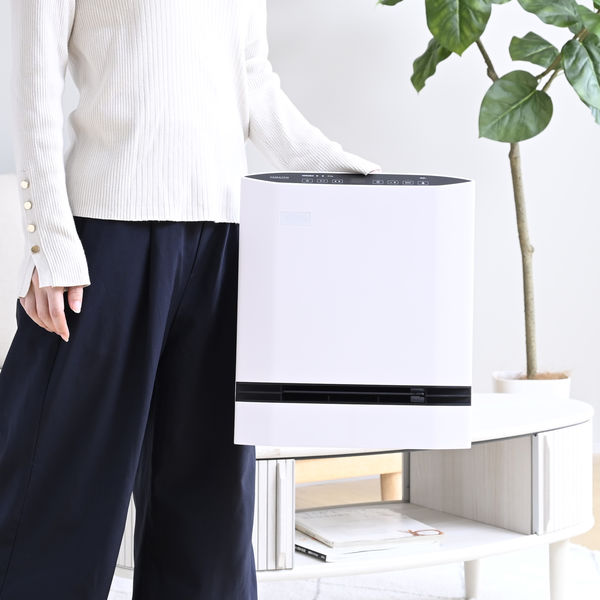 YAMAZEN 大風量セラミックヒーター パネル型 温度/人感センサー 切